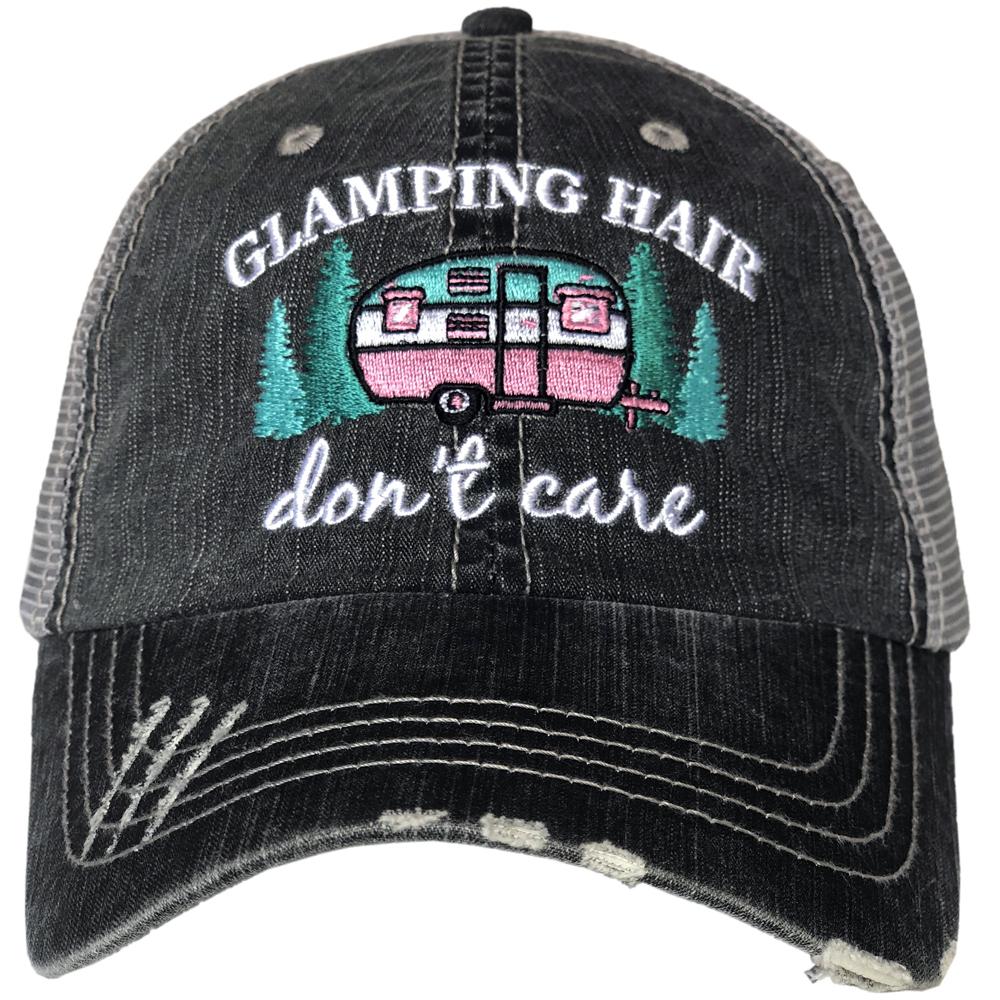 Glamping Hair Don't Care Trucker Cap