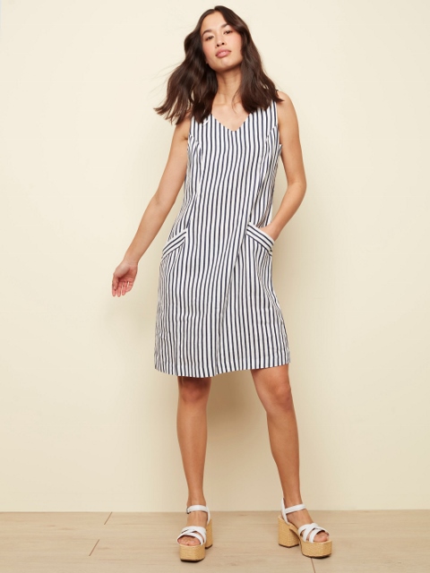 Cute Navy and White Cruise Dress